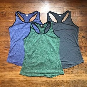 3 dry fit tank tops !